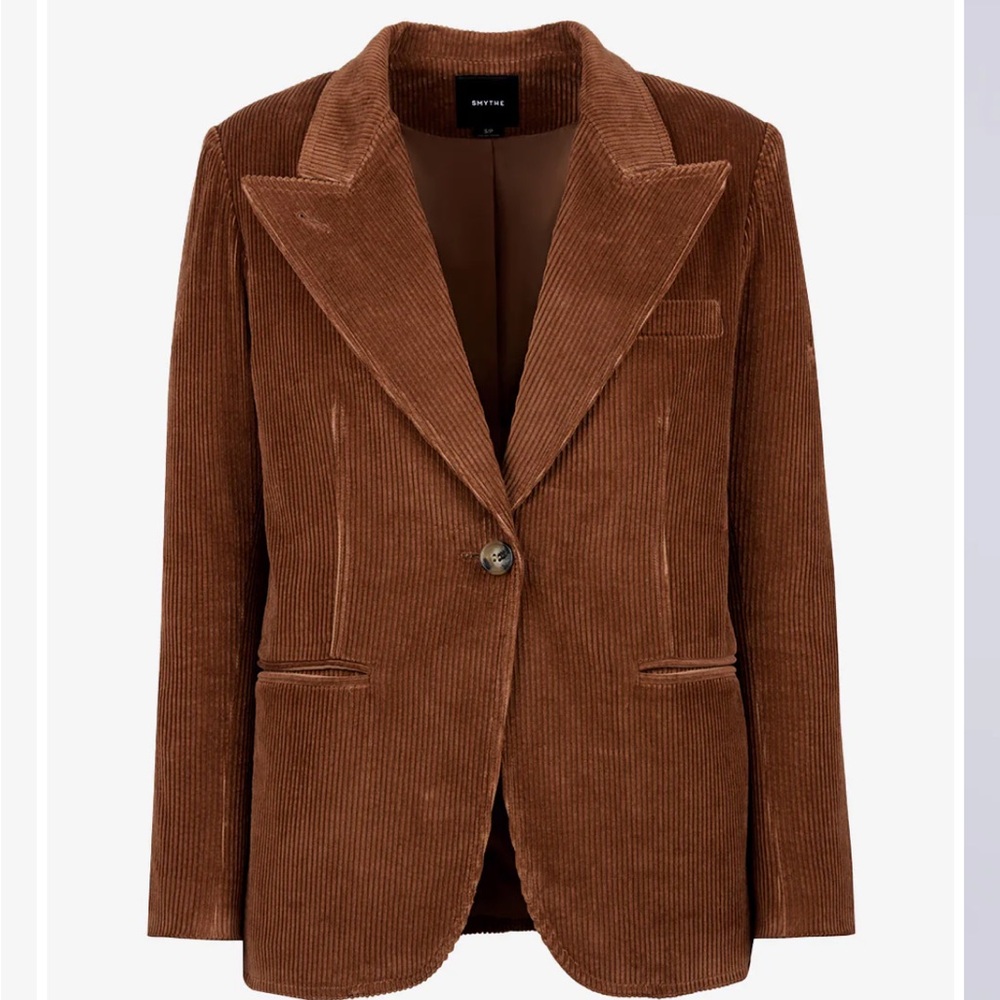 Smythe 90’s Blazer In Toffee Corduroy